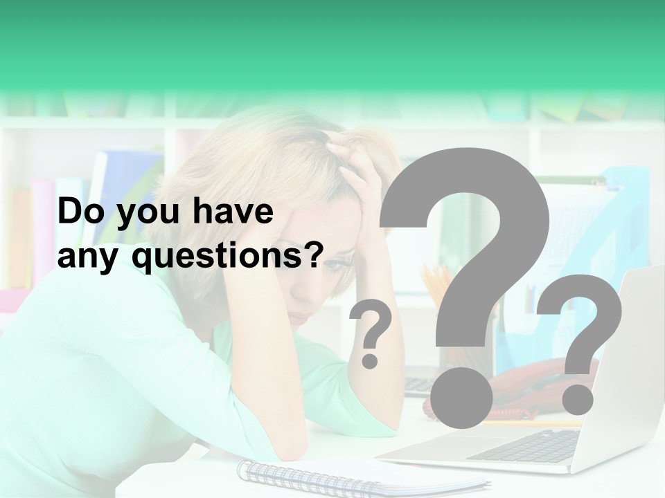 Face Elegant Workplace PowerPoint Template