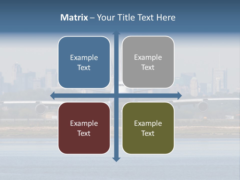 Jfk United States Airliner PowerPoint Template