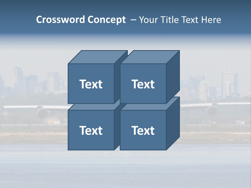 Jfk United States Airliner PowerPoint Template