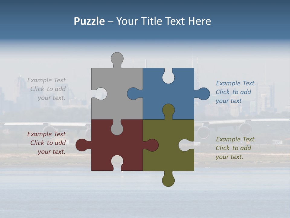 Jfk United States Airliner PowerPoint Template