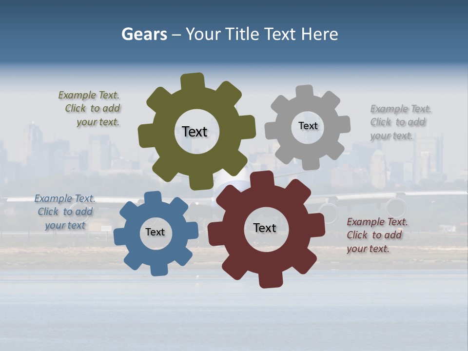 Jfk United States Airliner PowerPoint Template