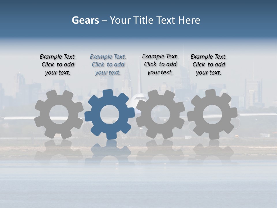 Jfk United States Airliner PowerPoint Template