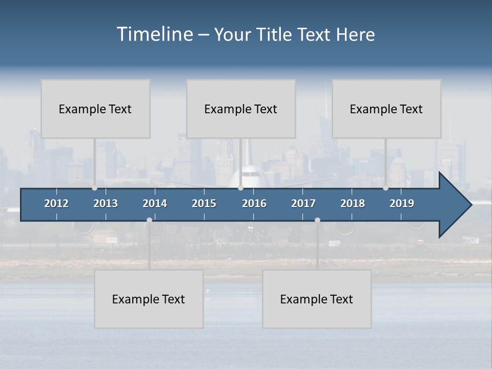 Jfk United States Airliner PowerPoint Template