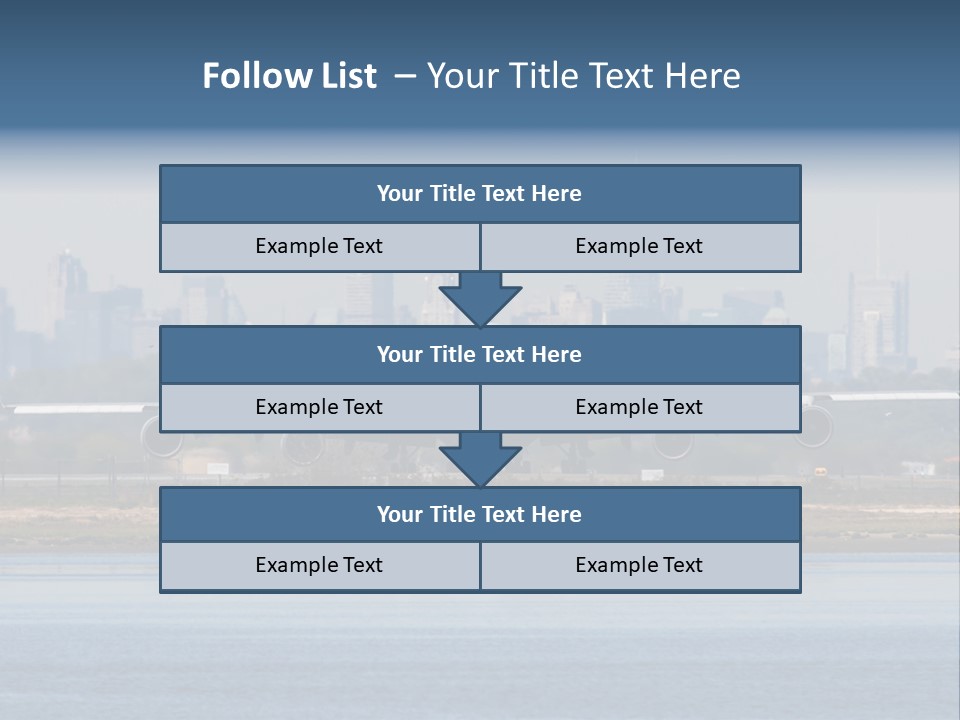 Jfk United States Airliner PowerPoint Template