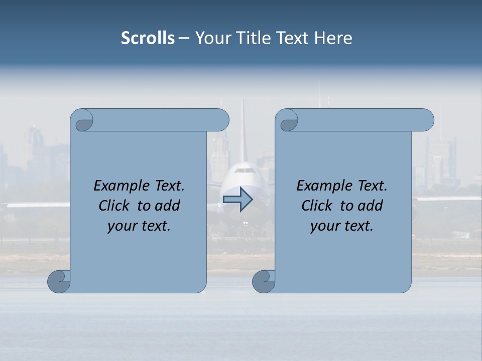 Jfk United States Airliner PowerPoint Template