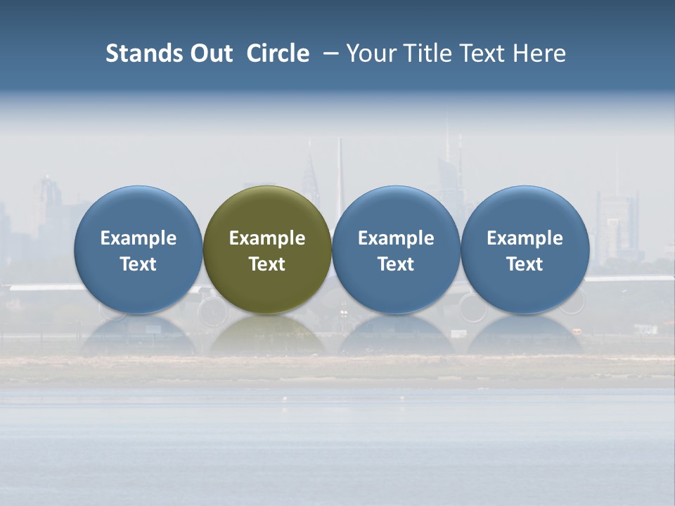 Jfk United States Airliner PowerPoint Template