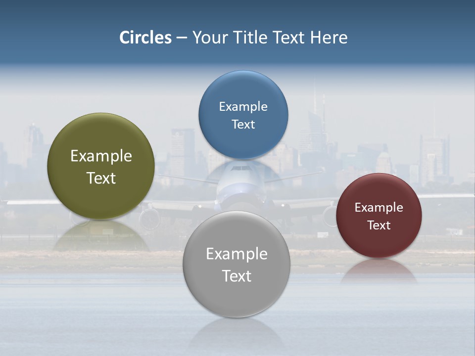 Jfk United States Airliner PowerPoint Template