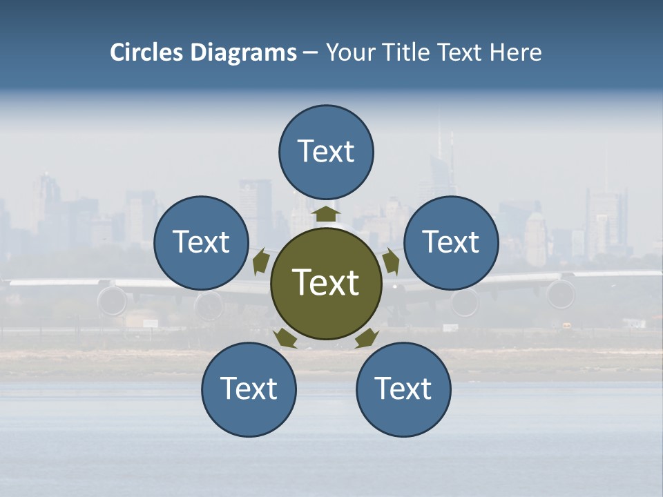 Jfk United States Airliner PowerPoint Template