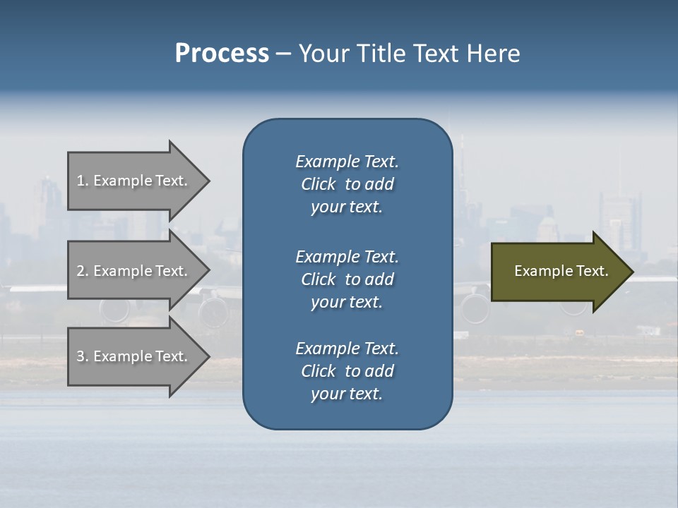 Jfk United States Airliner PowerPoint Template