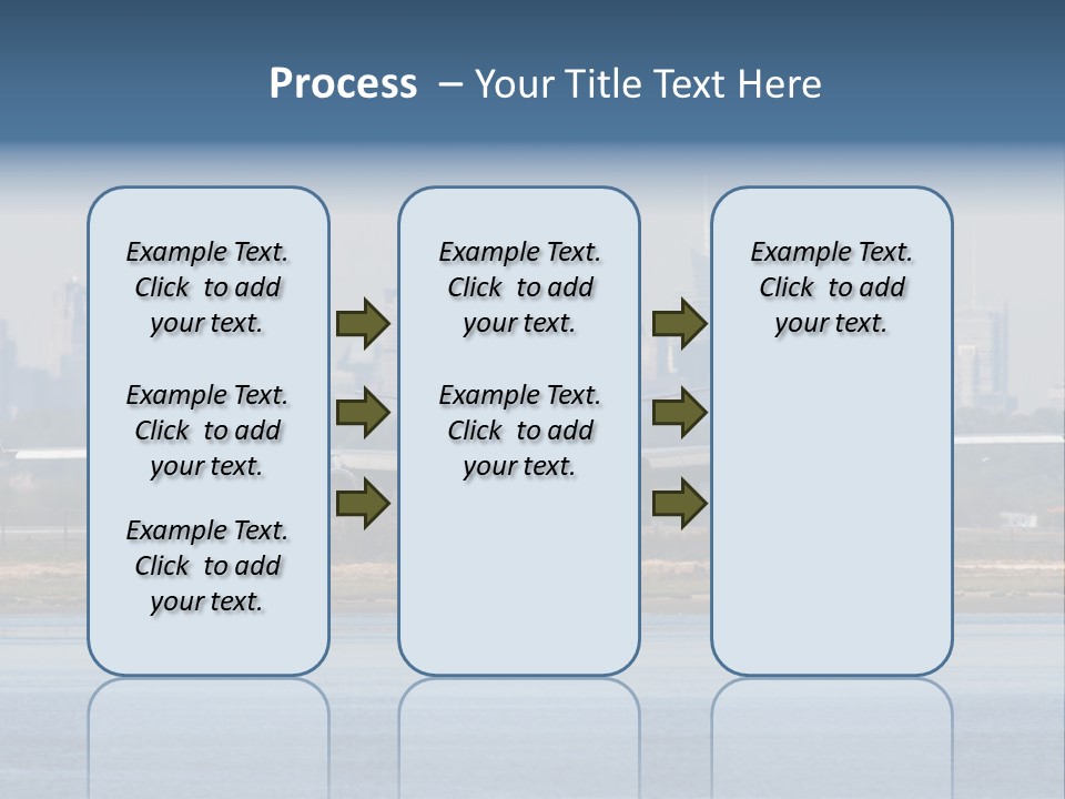 Jfk United States Airliner PowerPoint Template