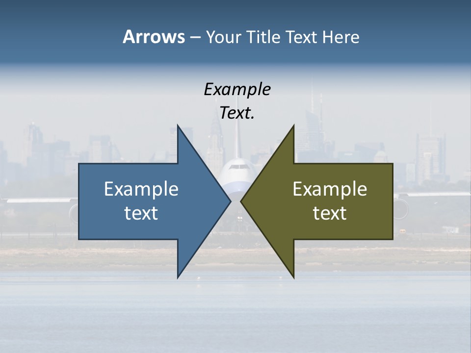 Jfk United States Airliner PowerPoint Template