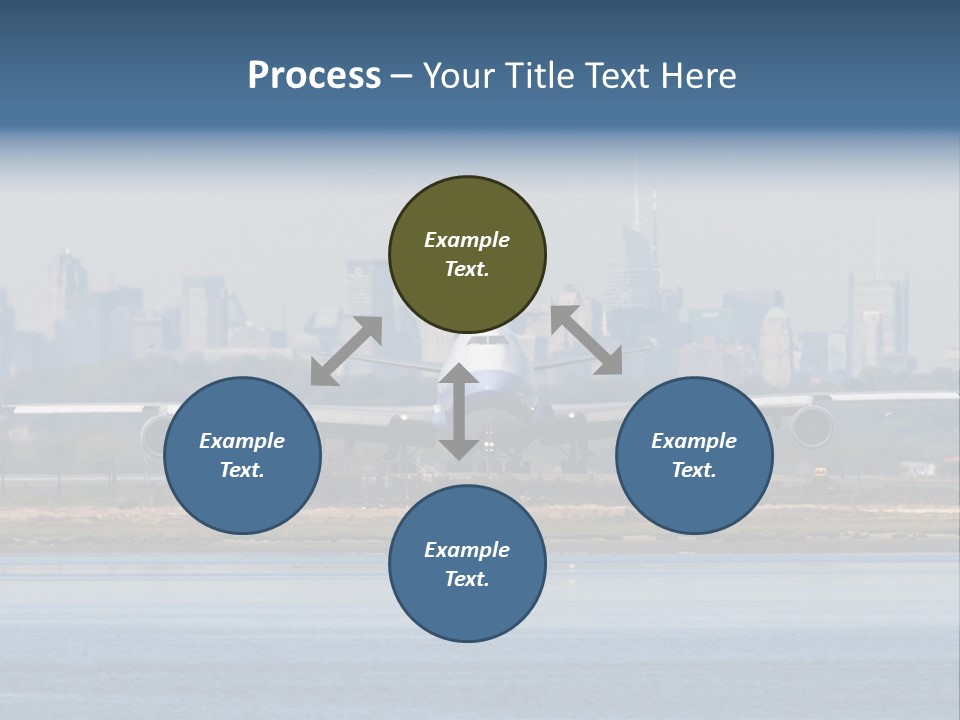 Jfk United States Airliner PowerPoint Template