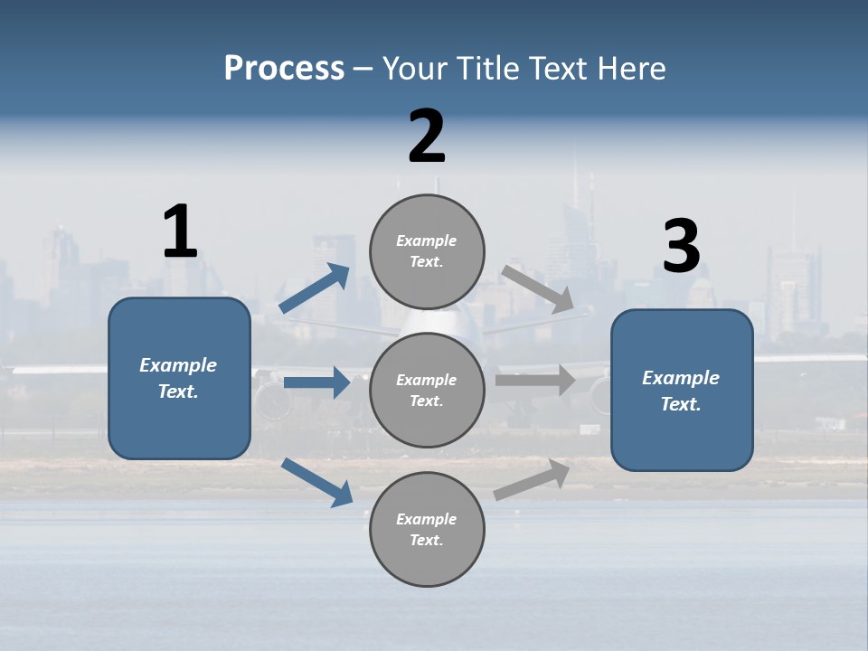 Jfk United States Airliner PowerPoint Template