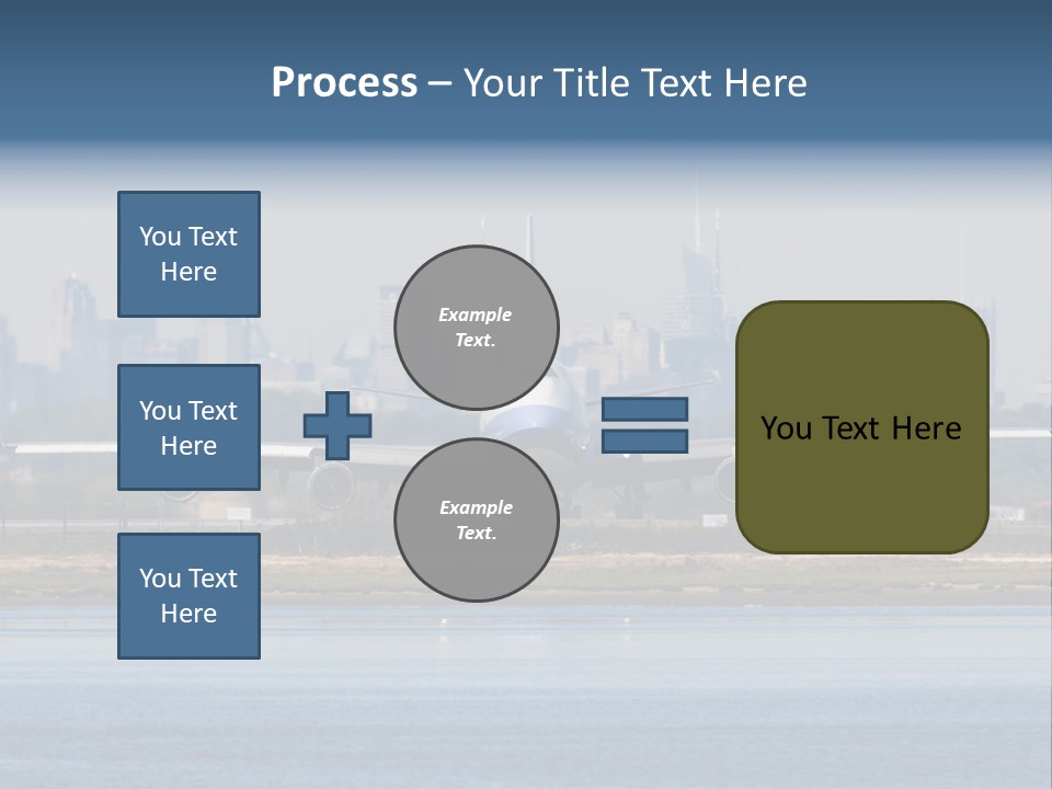Jfk United States Airliner PowerPoint Template