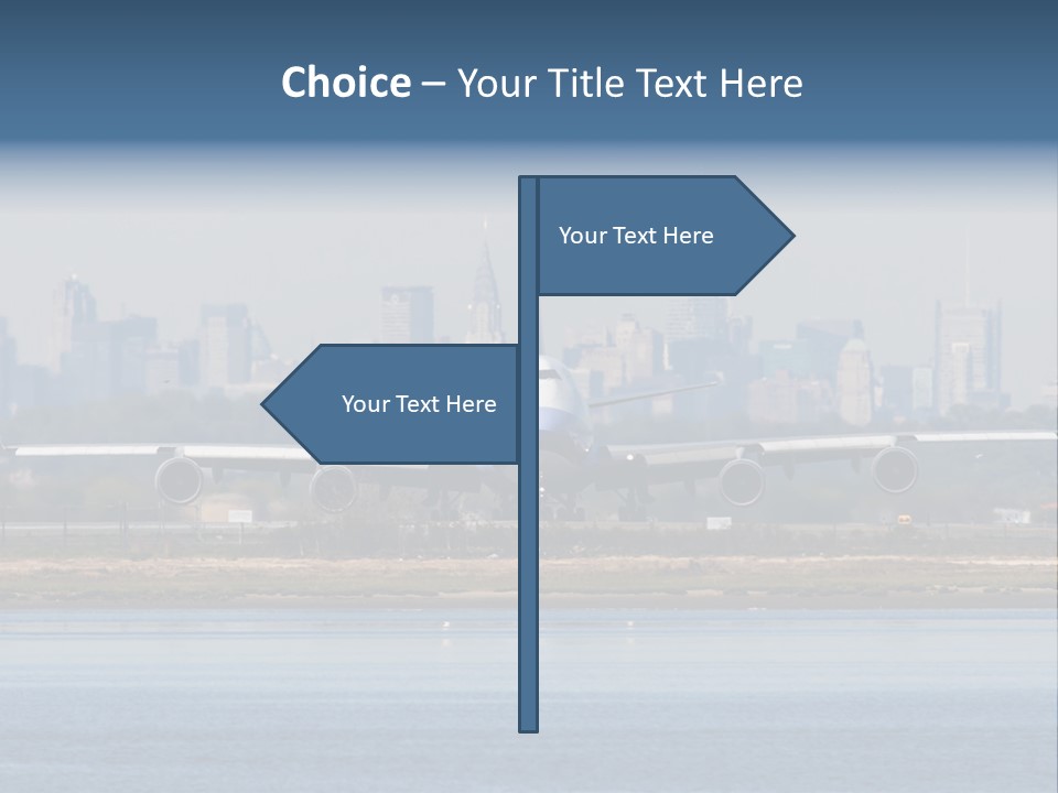 Jfk United States Airliner PowerPoint Template