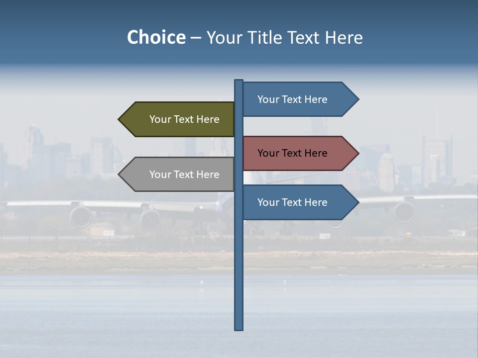Jfk United States Airliner PowerPoint Template
