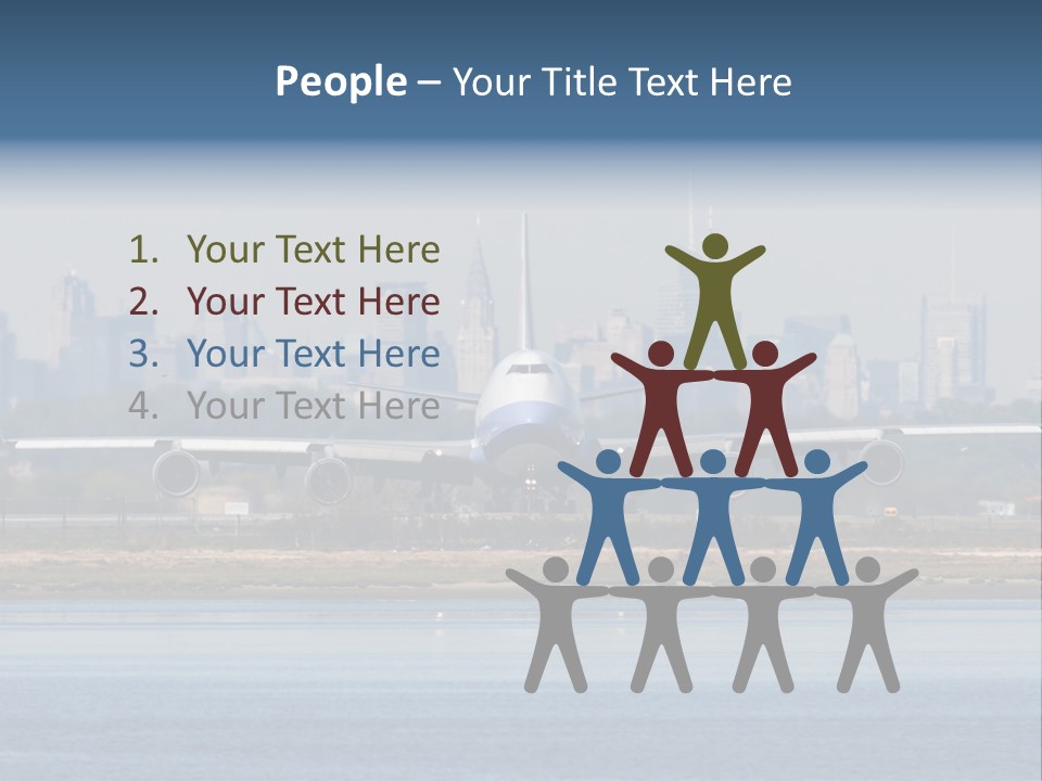 Jfk United States Airliner PowerPoint Template