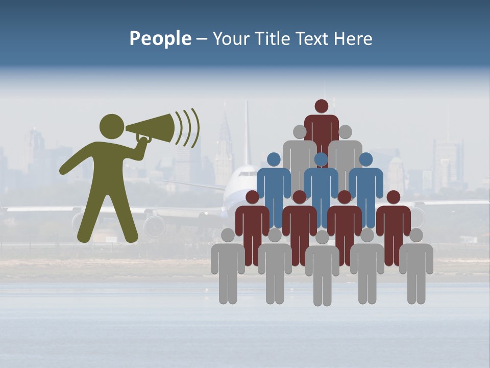 Jfk United States Airliner PowerPoint Template