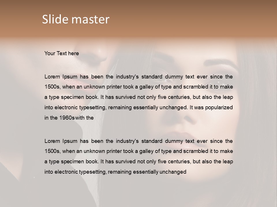 Passion Girlfriend Feeling PowerPoint Template