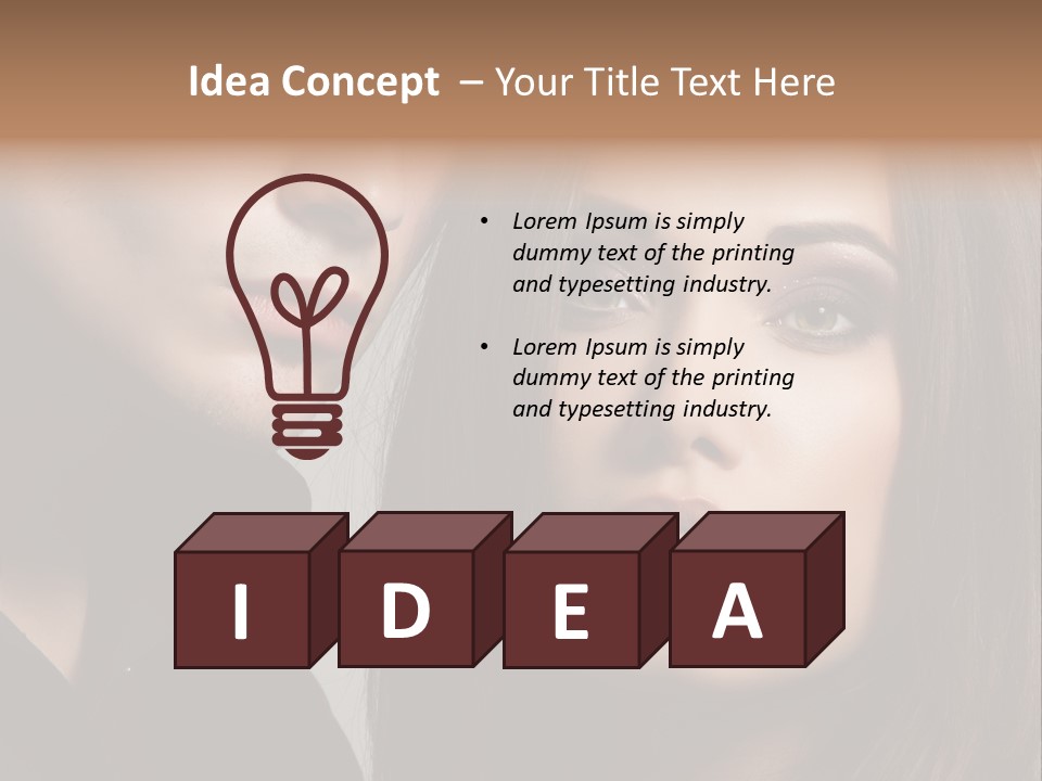 Passion Girlfriend Feeling PowerPoint Template