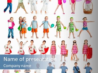 Positive Smile Child PowerPoint Template