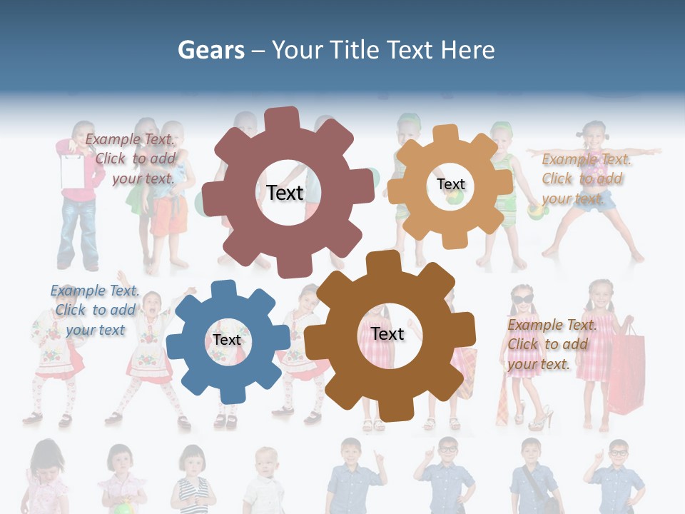 Positive Smile Child PowerPoint Template