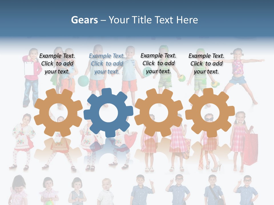 Positive Smile Child PowerPoint Template