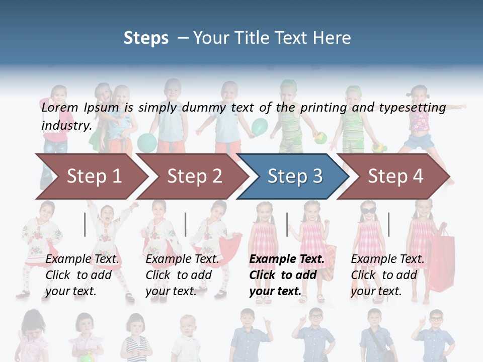 Positive Smile Child PowerPoint Template