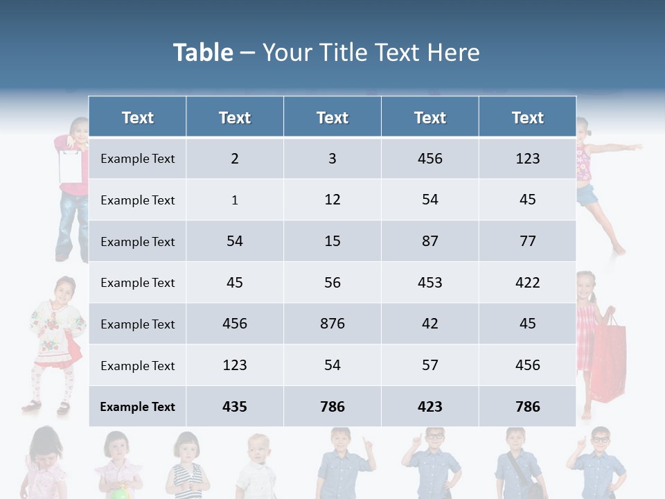 Positive Smile Child PowerPoint Template