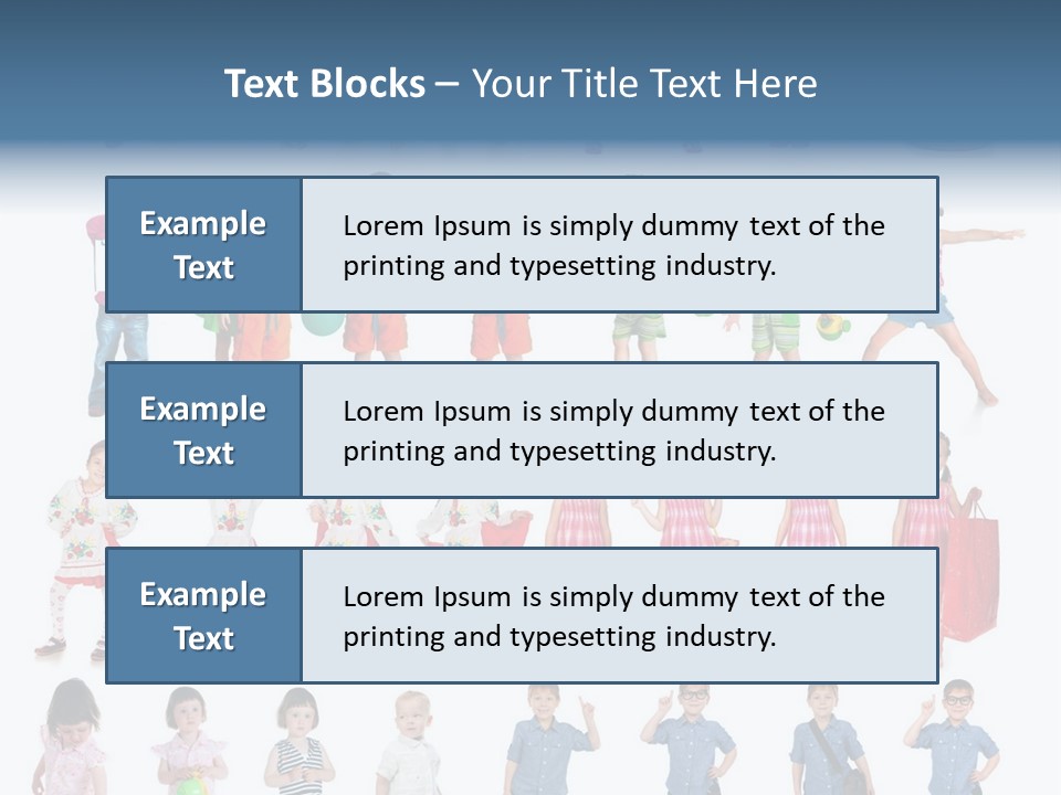 Positive Smile Child PowerPoint Template
