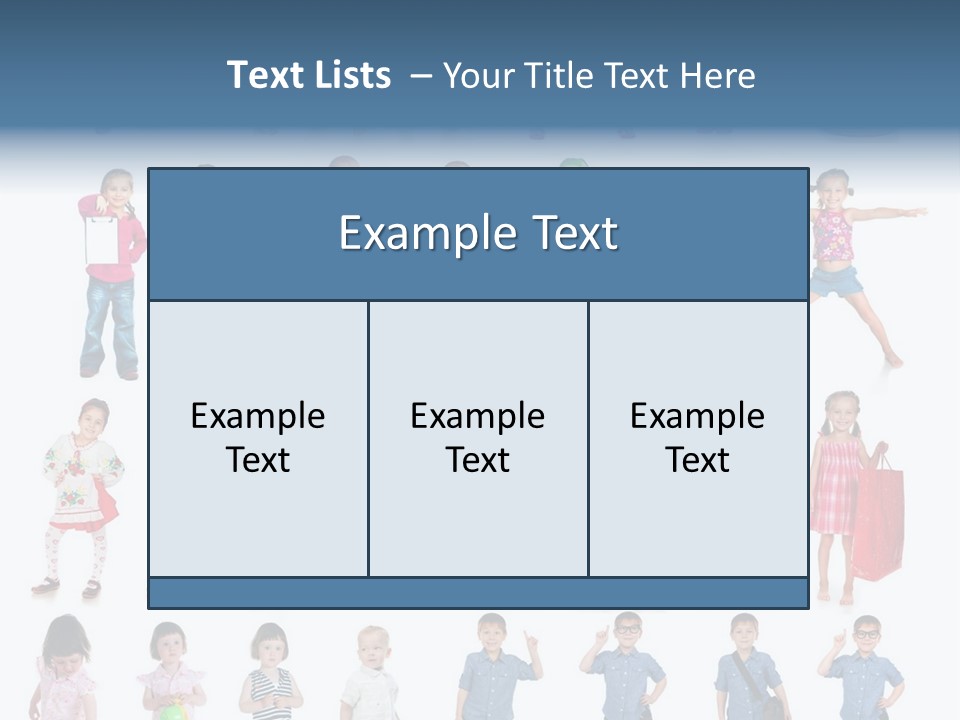 Positive Smile Child PowerPoint Template
