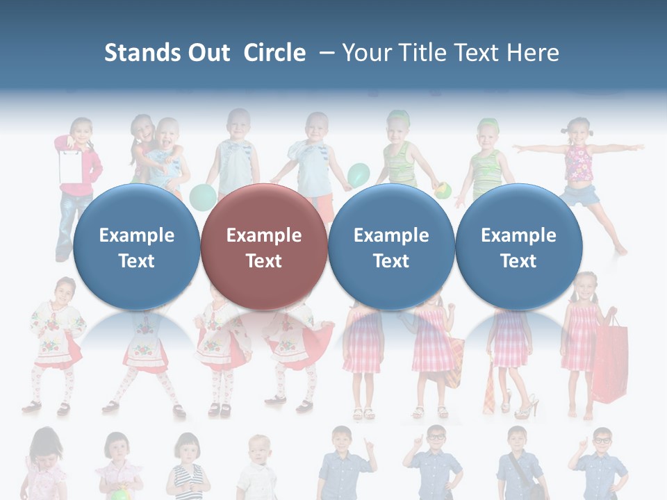 Positive Smile Child PowerPoint Template