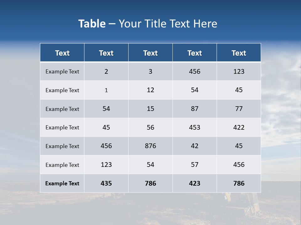 Old Change Rig PowerPoint Template