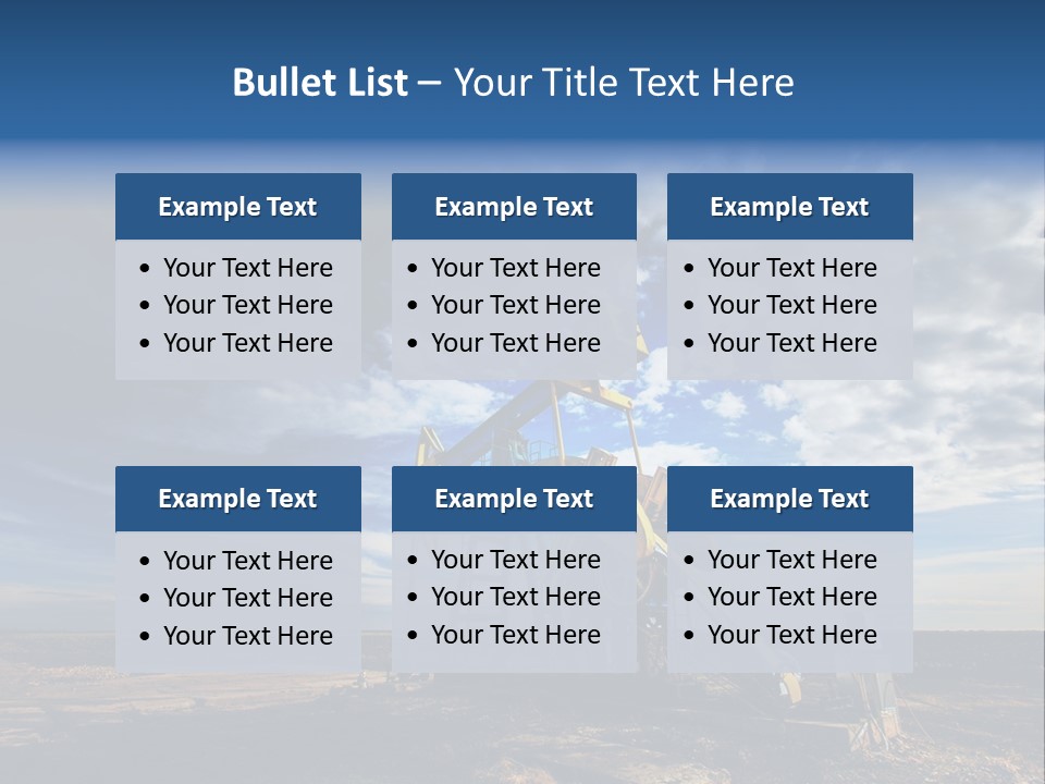 Old Change Rig PowerPoint Template