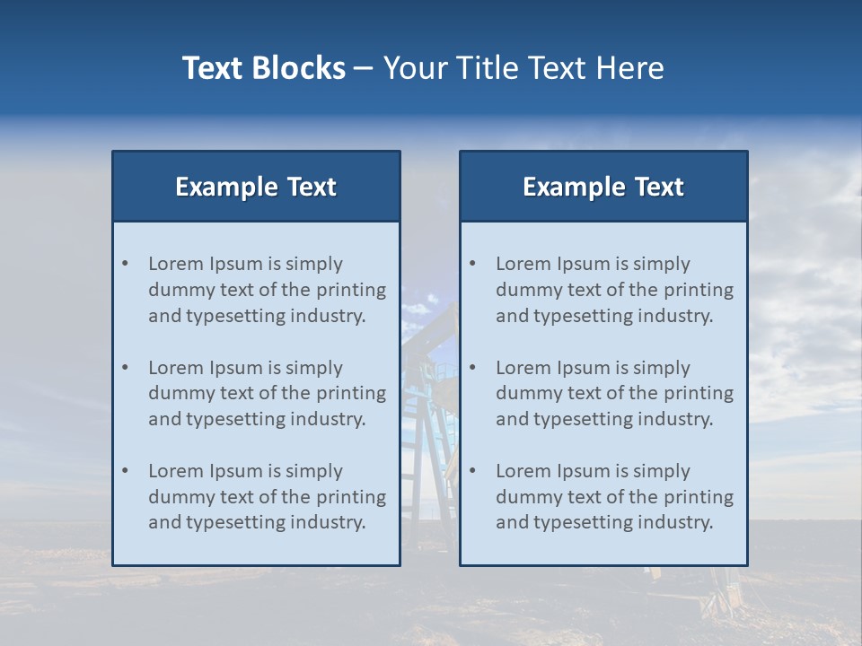 Old Change Rig PowerPoint Template