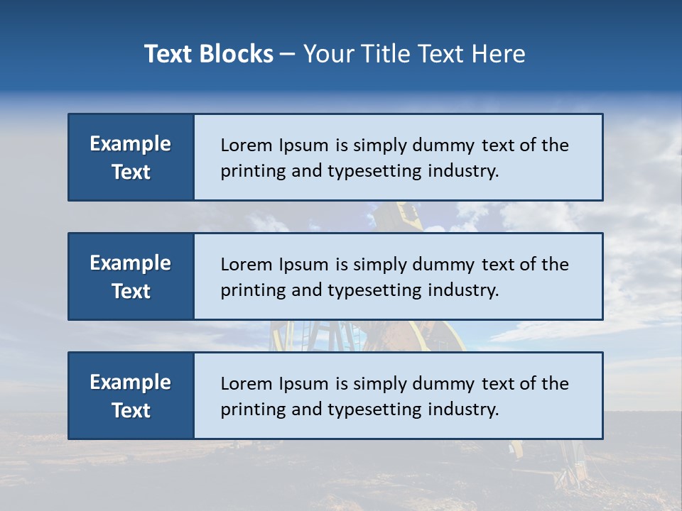 Old Change Rig PowerPoint Template