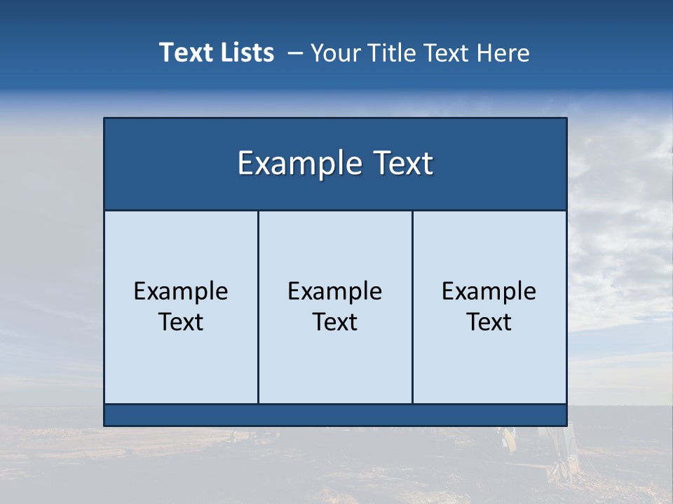 Old Change Rig PowerPoint Template