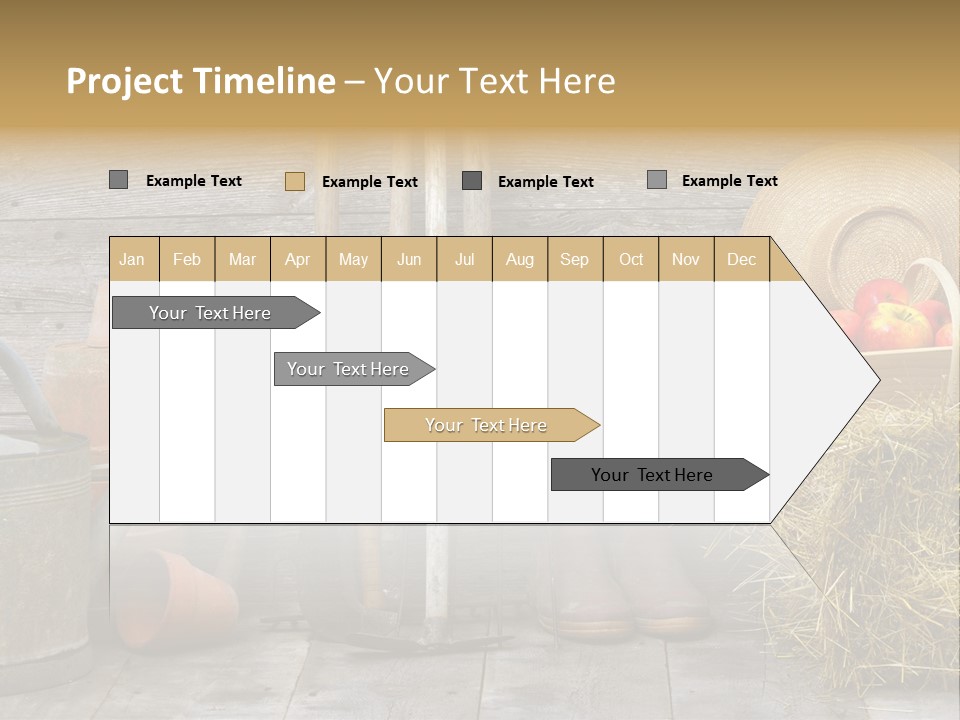 Basket Work Fork PowerPoint Template