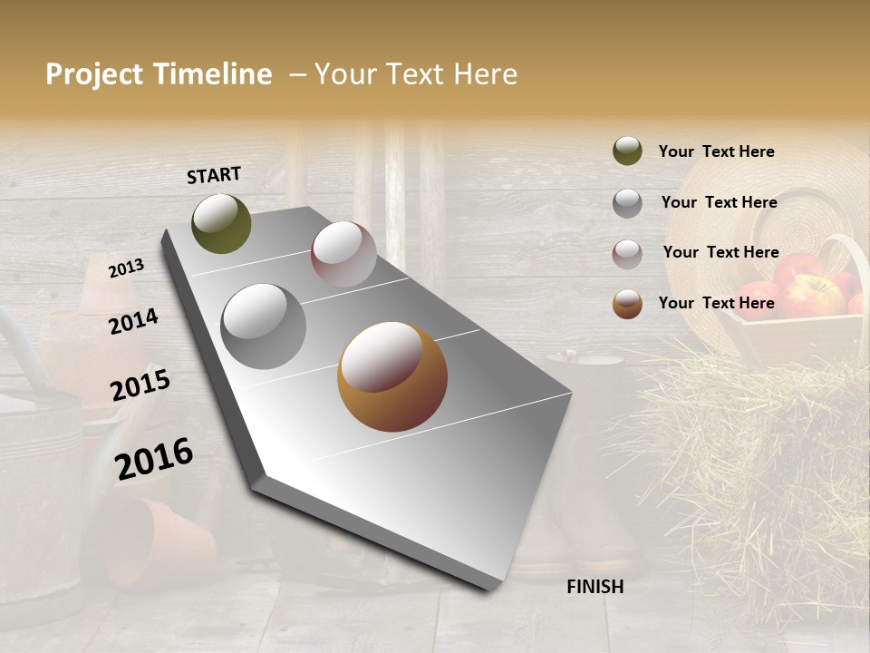 Basket Work Fork PowerPoint Template