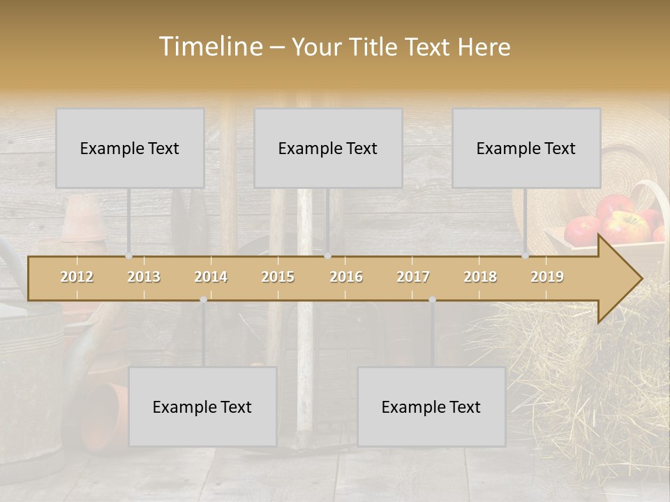 Basket Work Fork PowerPoint Template