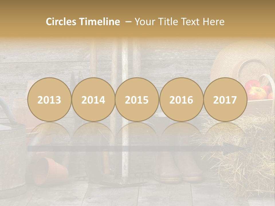 Basket Work Fork PowerPoint Template