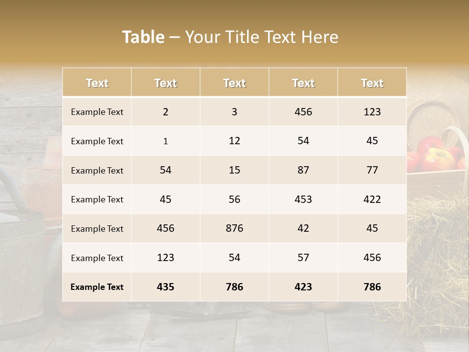Basket Work Fork PowerPoint Template