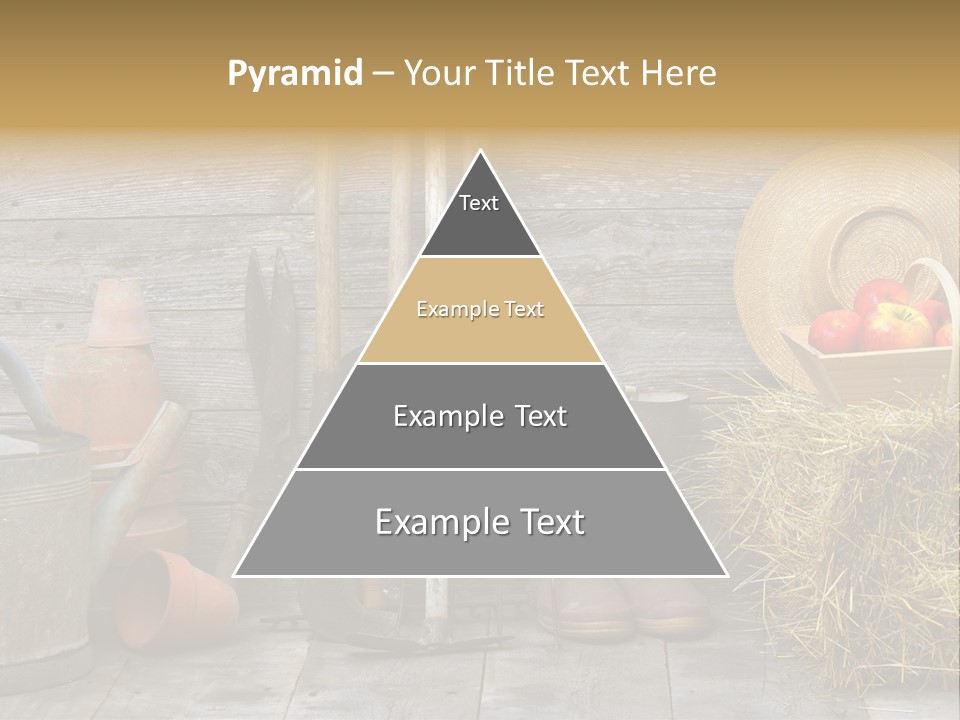 Basket Work Fork PowerPoint Template