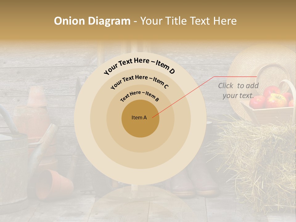 Basket Work Fork PowerPoint Template