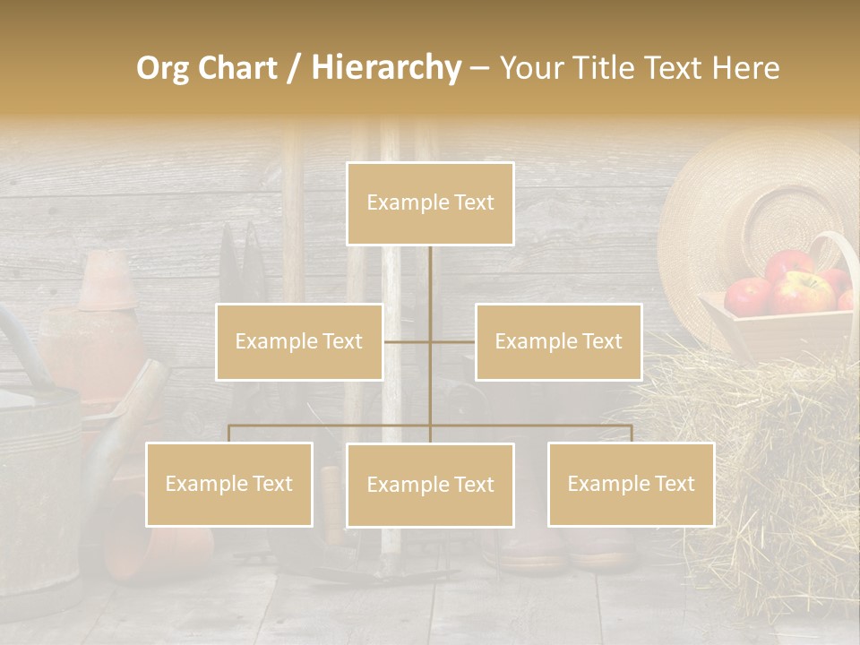 Basket Work Fork PowerPoint Template