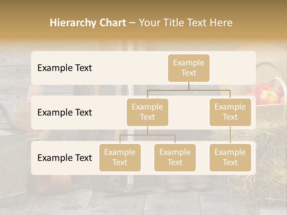 Basket Work Fork PowerPoint Template