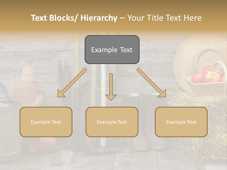 Basket Work Fork PowerPoint Template