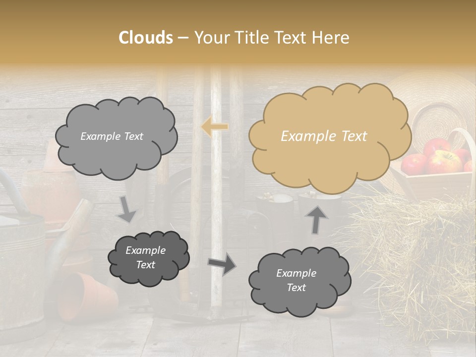 Basket Work Fork PowerPoint Template