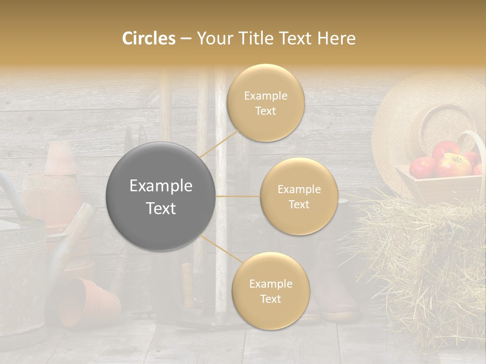Basket Work Fork PowerPoint Template