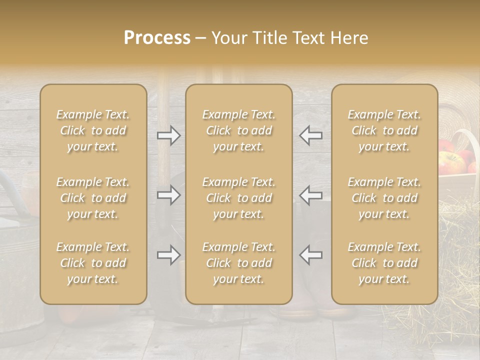Basket Work Fork PowerPoint Template
